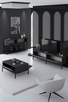 Set mobilier living, Bexley, Lord, PAL, Antracit / Negru