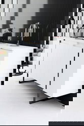 Set mobilier living, Bexley, Luxe, PAL, Alb/Negru