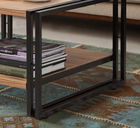 Set mobilier living, Sapphire, COSMO-TKM.13, PAL, Pin Atlantic / Negru