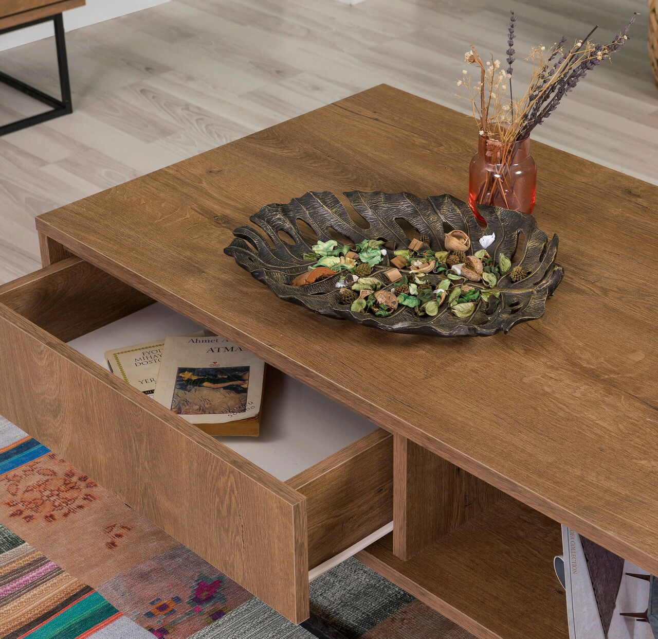 Set mobilier living, Sapphire, Laxus Takım 1, PAL, Nuc / Negru