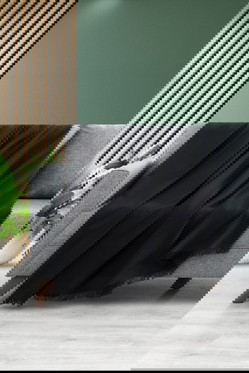 Cuvertura de pat, L'essentiel Maison, Lalin 160, Negru