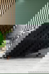 Cuvertura de pat, L'essentiel Maison, Lalin 160, Negru