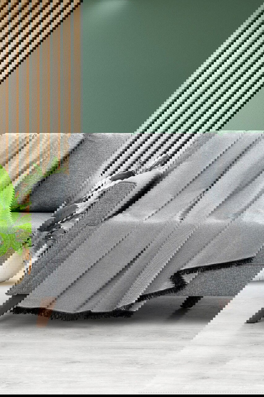 Cuvertura de pat, L'essentiel Maison, Lalin 160, Gri