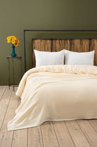 Cuvertura matlasata dubla, L'essentiel Maison, Muslin, Ecru