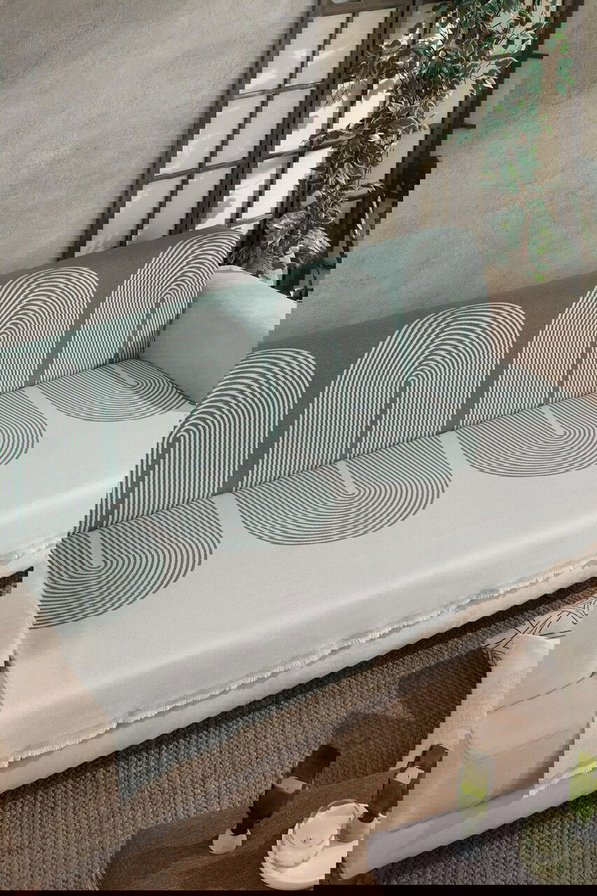 Cuvertura de pat, L'essentiel Maison, Esta, Verde