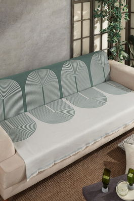 Cuvertura de pat, L'essentiel Maison, Esta, Verde