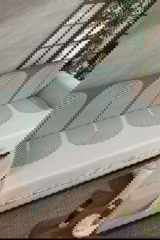 Cuvertura de pat, L'essentiel Maison, Esta, Verde