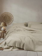 Lenjerie de pat dubla, L'essentiel Maison, Sungai, Bej