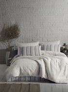 Lenjerie de pat dubla, L'essentiel Maison, Jade, Albastru navy