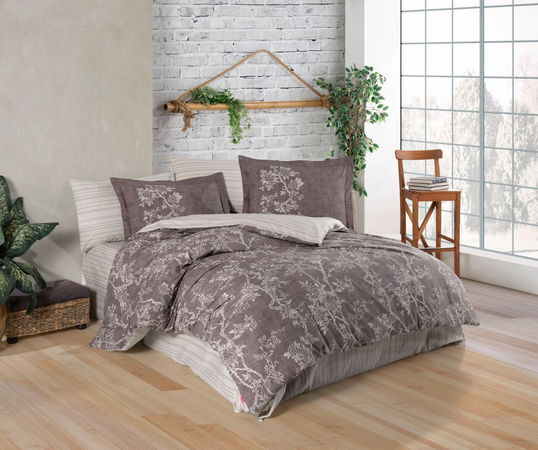 Lenjerie de pat dubla 4 piese, L'essentiel Maison, Dream, Maro