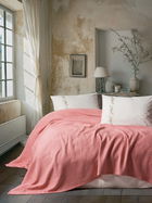 Set cuvertura pique Single, L'essentiel Maison, Joyce, Coral