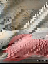 Set cuvertura pique Single, L'essentiel Maison, Joyce, Coral