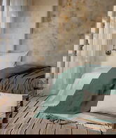 Set cuvertura pique Single, L'essentiel Maison, Sophia, Verde