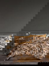 Lenjerie de pat dubla, L'essentiel Maison, Angelo, Galben mustar