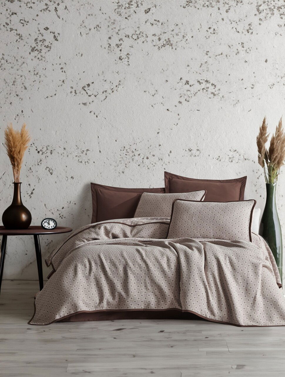 Set cuvertura de pat dubla 3 piese, L'essentiel Maison, Silvano, Maro