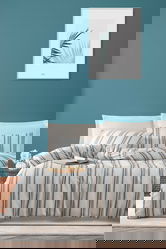 Lenjerie de pat dubla 3 piese, L'essentiel Maison, Nairobi, Bumbac;Poliester, Crem