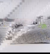 Lenjerie de pat dubla, L'essentiel Maison, Lina, Maro/Alb