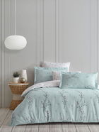 Lenjerie de pat pentru o persoana, L'essentiel Maison, Mayda, Verde / Alb / Roz / Mentă