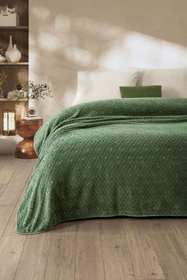 Patura Double, L'essentiel Maison, Softy Wellsoft, Verde