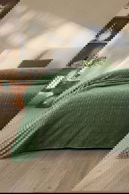 Patura Double, L'essentiel Maison, Softy Wellsoft, Verde