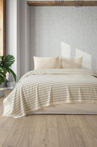 Cuvertura matlasata dubla, L'essentiel Maison, Loom, Negru