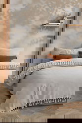 Cuvertura matlasata dubla, L'essentiel Maison, Ermes, Gri deschis