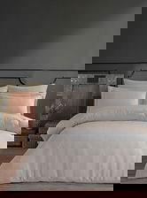 Lenjerie de pat dubla, L'essentiel Maison, Catena, Crem