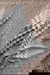 Prosop de plaja Ibiza, Viaden, 100x180 cm, antracit