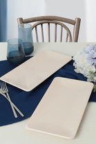 Set platouri servire, Keramika, 275KRM1896, Ceramica , Antibacterian, Crem