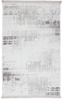 Covor Eko rezistent, NK 01 - Cream, Grey, 100% poliester, 115 x 180 cm