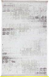 Covor Eko rezistent, NK 01 - Cream, Grey, 100% poliester, 115 x 180 cm