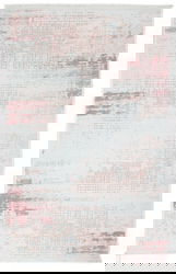 Covor Eko rezistent, NK 01 - Cream, Pink, 100% poliester, 75 x 300 cm