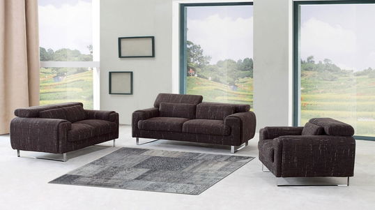 Covor Eko rezistent, 1500 - Grey, 100% poliester, 75 x 300 cm