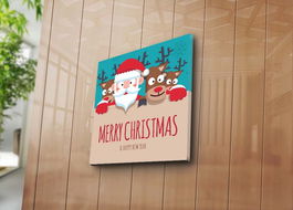 Tablou decorativ, 4545YYC-003, 45x45 cm, Canvas, Multicolor