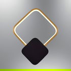 Aplica de perete, L1860 - Antique, Lightric, 35 x 28 x 4 cm, LED, 15W, aramiu antic