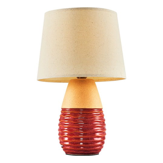 Lampa de masa, L1189 - Red, Lightric, 25 x 38 cm, 1 x E27, 24W, rosu
