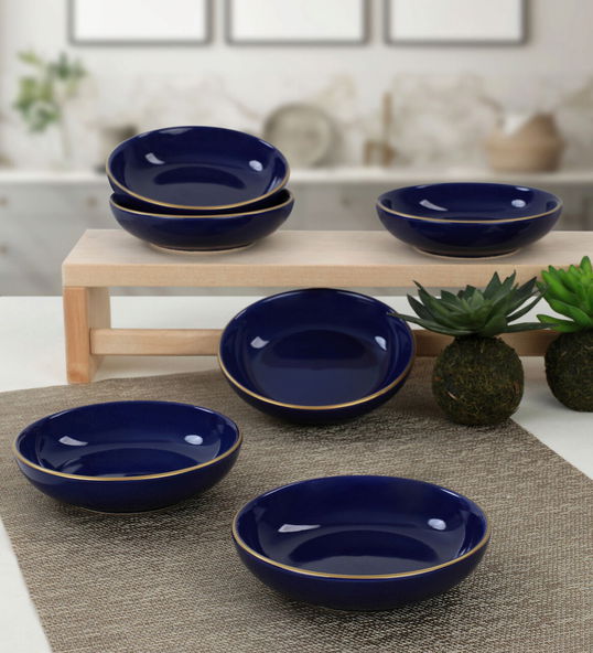 Set boluri pentru sos, Keramika, 275KRM1457, Ceramica, Cobalt