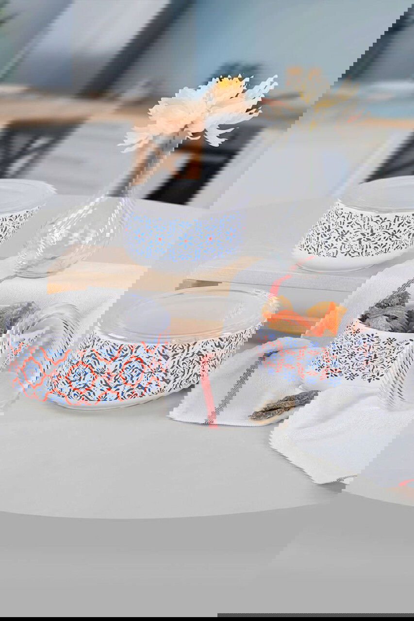 Set recipiente depozitare, Keramika, 275KRM1223, Ceramica, Multicolor