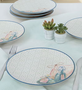 Set farfurii pentru desert, Keramika, 275KRM1377, Ceramica, Multicolor