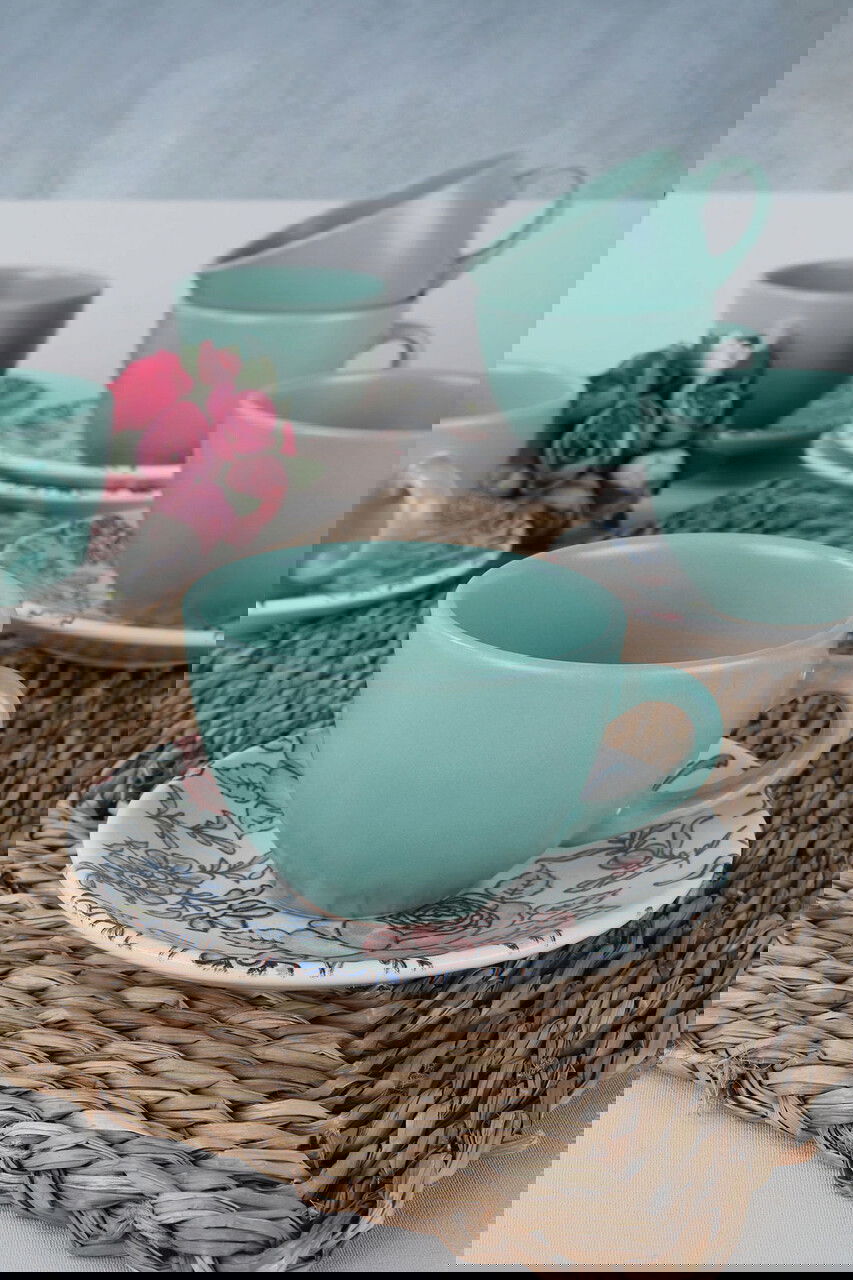 Set pentru ceai, Keramika, 275KRM1522, Ceramica, Multicolor