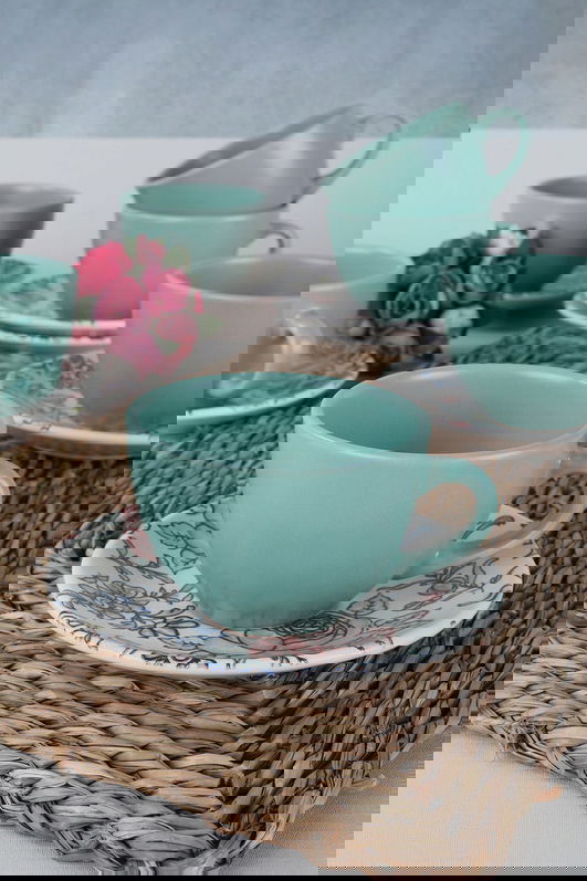 Set pentru ceai, Keramika, 275KRM1522, Ceramica, Multicolor