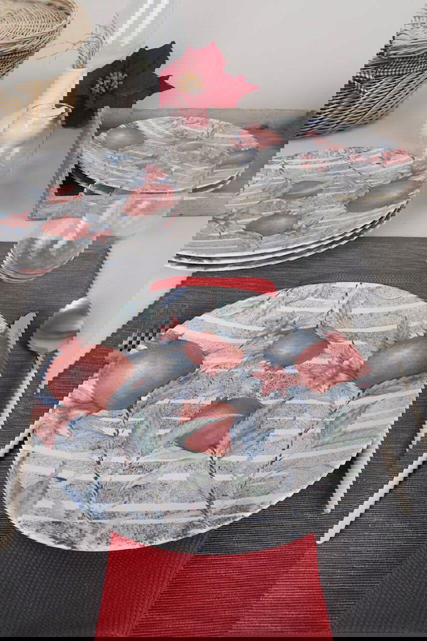 Set platouri servire, Keramika, 275KRM1277, Ceramica, Multicolor