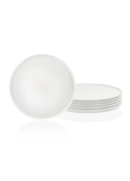 Set platouri servire, Mia, 280TMA1607, 26 cm, 6 piese, Alb