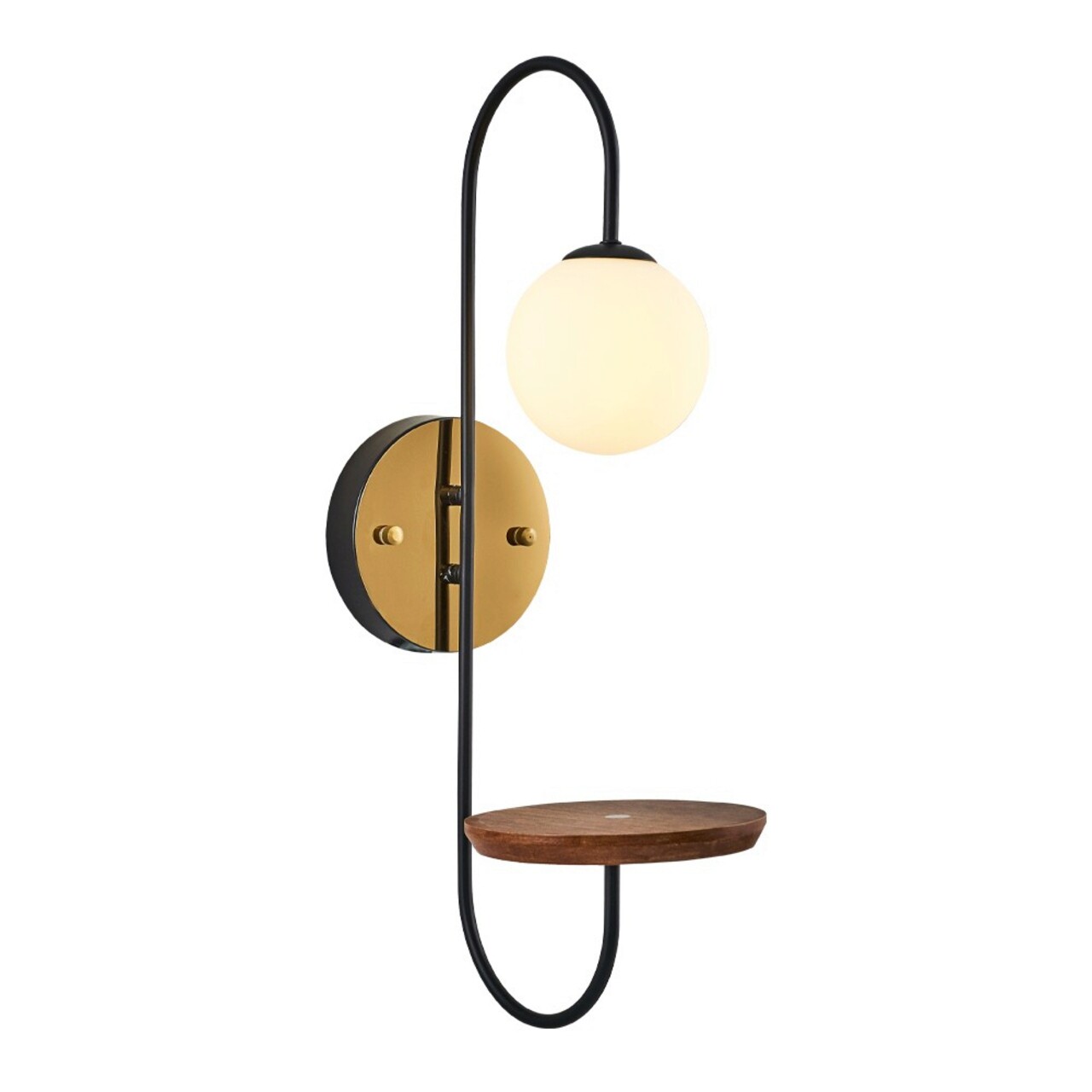 Aplica de perete, Lightric, 414LRC1191, Negru