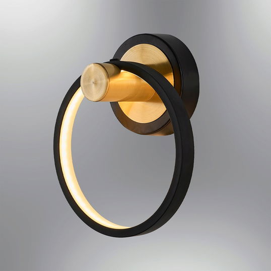 Aplica de perete, Lightric, 414LRC1854, Negru