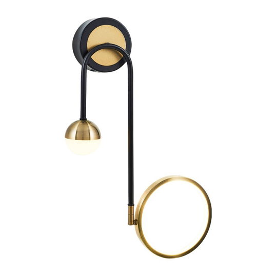 Aplica de perete, Lightric, 414LRC1134, Negru