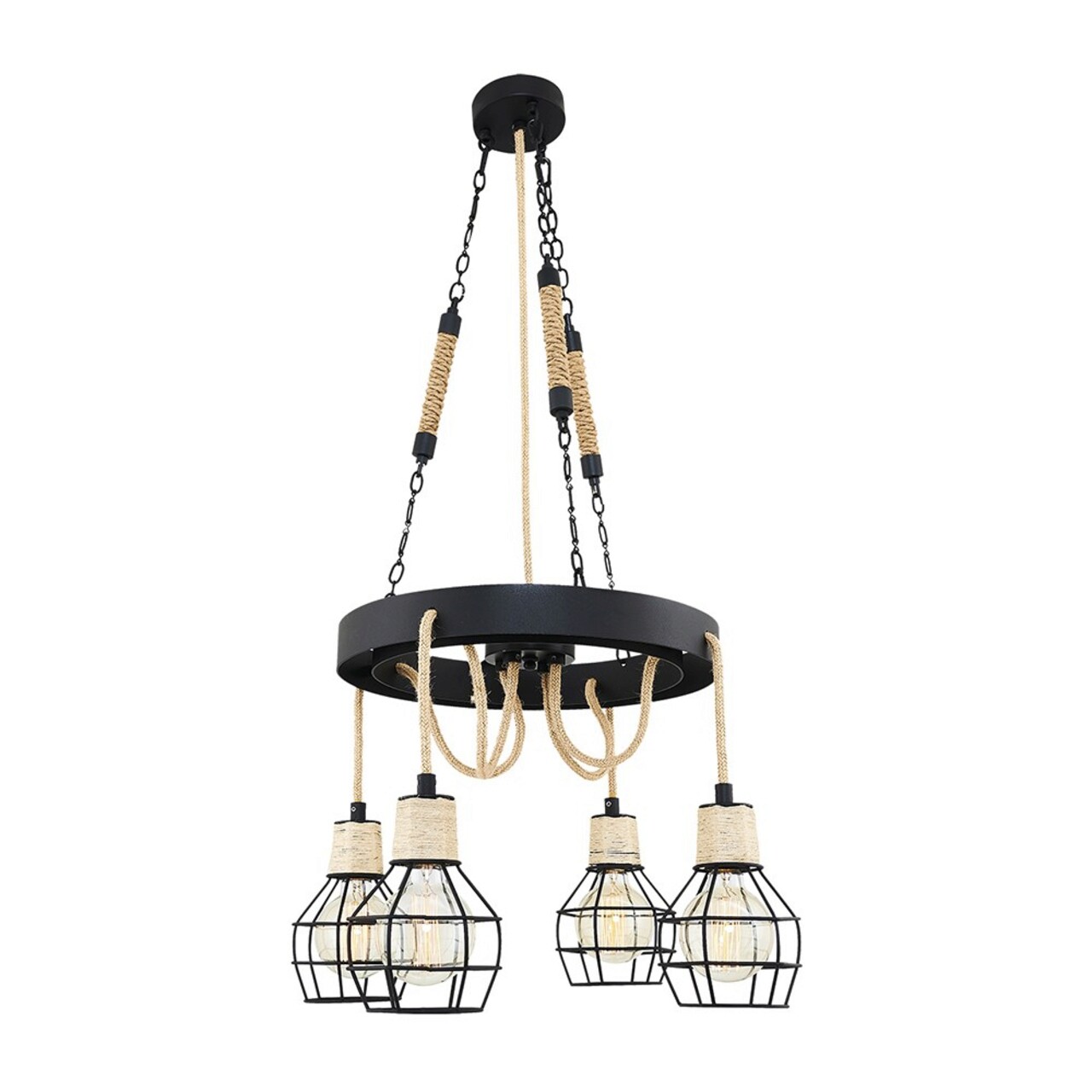 Lustra, Opviq, 414LRC1904, Negru