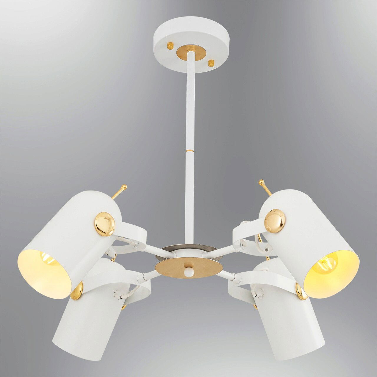 Lustra, Lightric, 414LRC1561, Metal, Alb