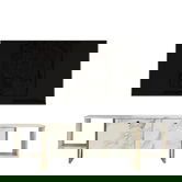 Comoda TV, Arcadia, Vg30-Ge, 160x47 cm, PAL, Alb/Auriu