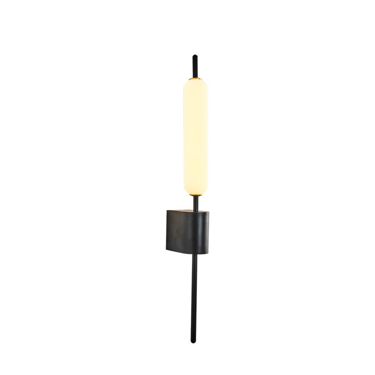 Aplica de perete, Lightric, 414LRC1491, Metal, Negru